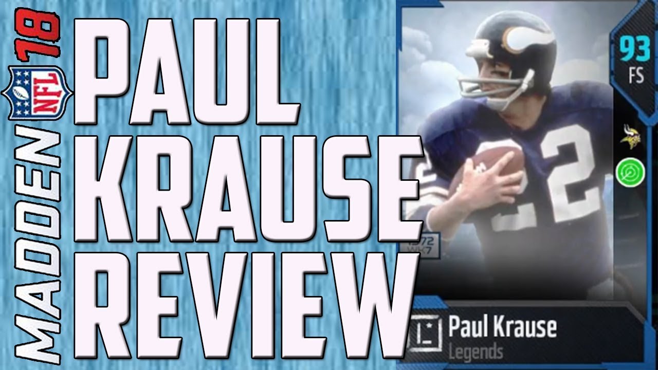 HOW GOOD IS 92 OVERALL PAUL KRAUSE? MUT 18 CARD REVIEW
