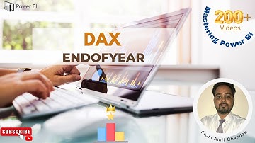 Learn Power BI 73: DAX ENDOFYEAR