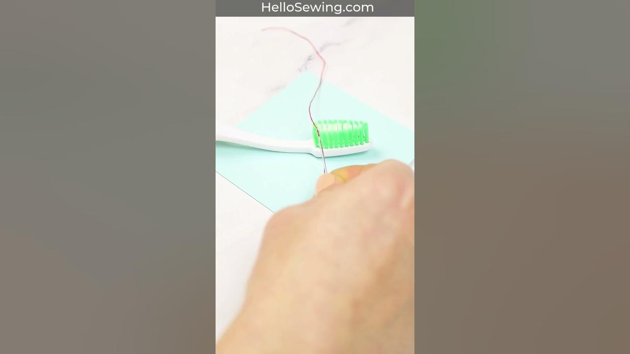 Needle Threading Hacks ep.11 Use a Toothbrush shorts YouTube