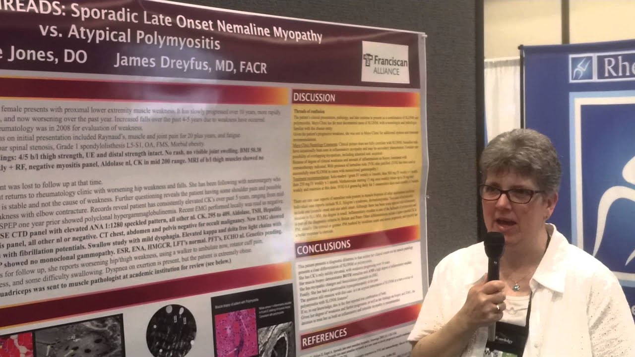 Diagnostic Threads | Sporadic Late Onset Nemaline Myopathy | Julie Jones, DO