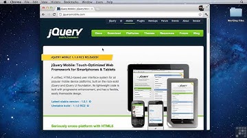 JQuery Mobile Tutorial | Intro to JQuery Mobile | InfiniteSkills