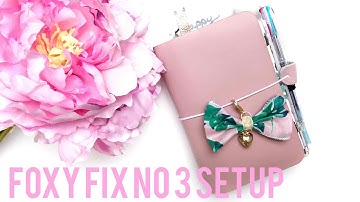 Foxy Fix Single No 3 Sugar Mochi TN Setup ft Hobonichi & The Planner Society May 2017 Kit