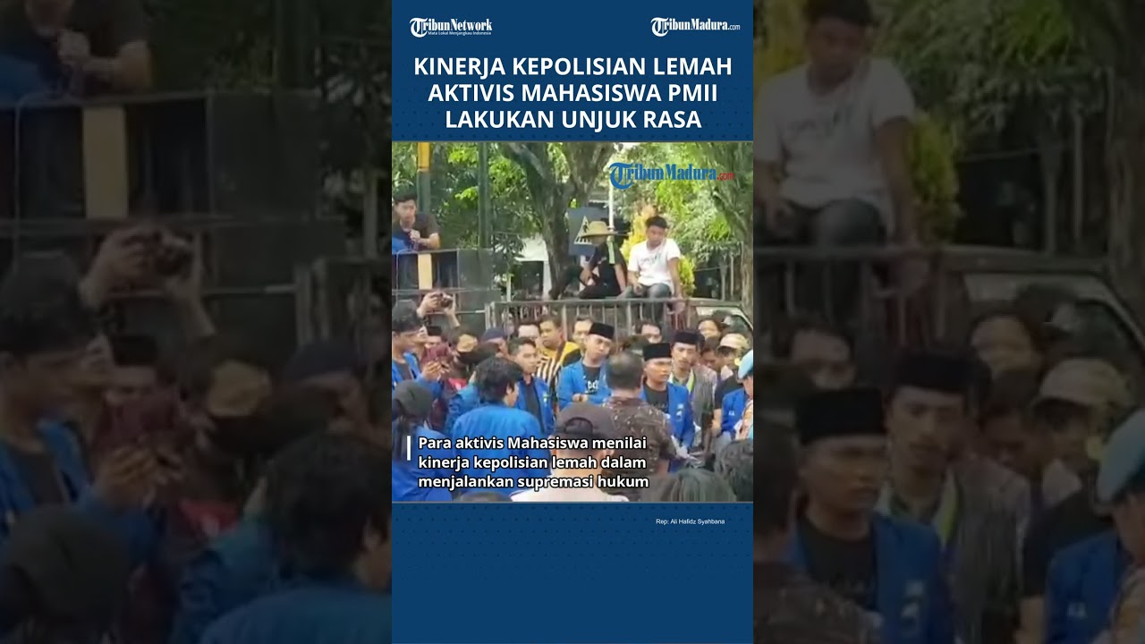 Aktivis PMII Sumenep Turun Jalan, Desak Polres Sumenep Tegakkan Supremasi Hukum