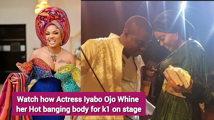 NOT EVEN K1 CAN RESIST IYABO OJO HOT BANGING BODY AS SHE WHINE HER WAIST FOR HIM ON STAGE