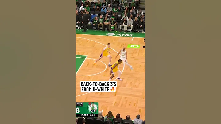 HIGHLIGHTS: Derrick White getting HOT FROM THREE early vs. the Lakers 🔥