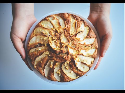 How to make no Mixer 5 minute quick n easy Apple Cake / Kue Apel /Apfelkuchen /苹果蛋糕/애플케이크
