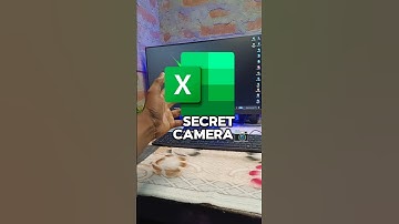 MS Excel secret Camera 📸🤩#ms #excel #secret #camera #windows #hacks #tricks #tech #tips #exceltips