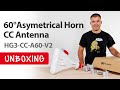 60 asymmetrical horn hg3cca60v2 unboxing