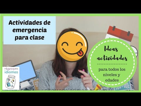 Actividades de emergencia para clase / Ideas / Spanish Lesson