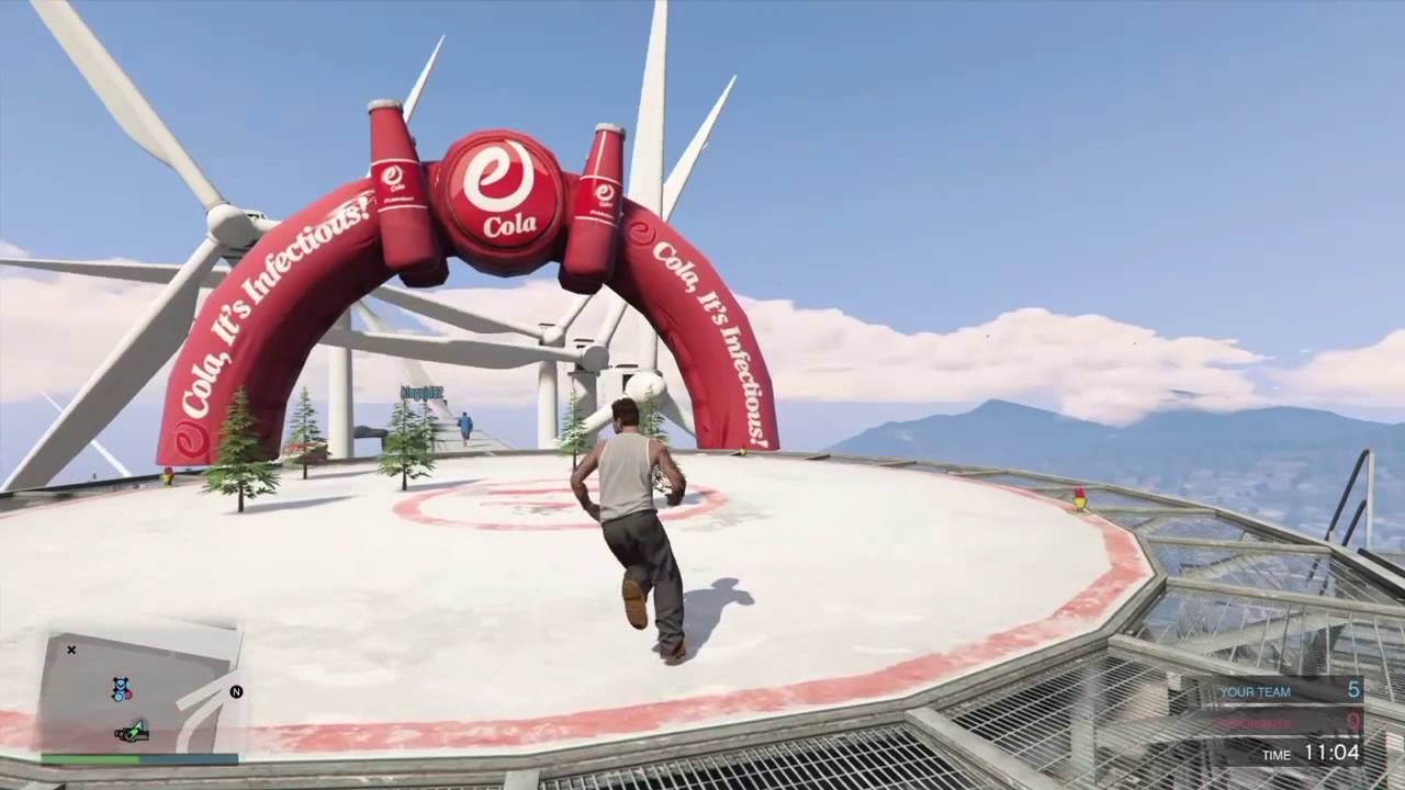 (Gta 5 online) - WINDMILL PARKOUR!!!