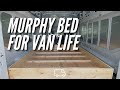 Van Build | Murphy Bed for Van Life