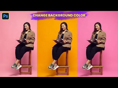 Swap Background Color Photoshop - Drop Shadow what is this -background change easy technique
