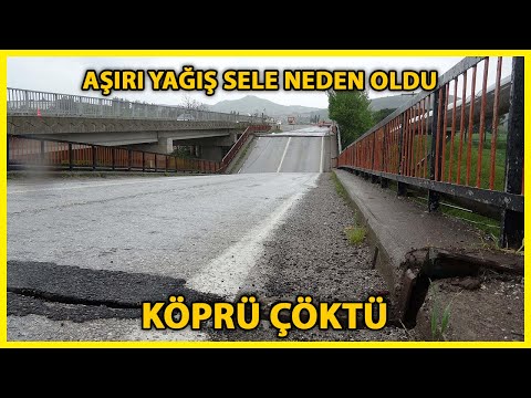 Balıkesir'deki Selde, Köprüde Çökme Oldu