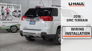 2016 GMC Terrain Trailer Wiring Harness Installation