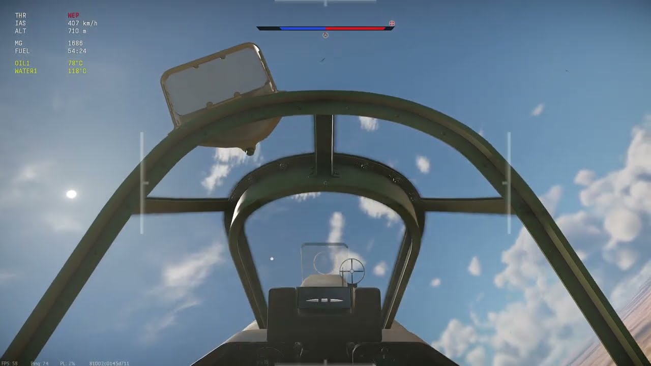 P-40 Beats Bf 109 Pilot Who Brakes Boelke Second Rule of Air Combat in War Thunder Simulator Battles