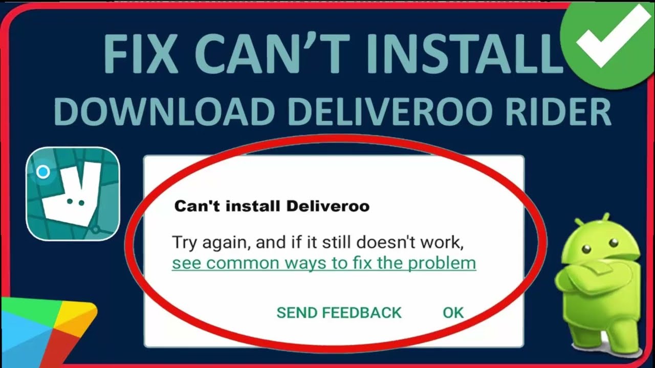 Fix Can't Install/Download Deliveroo Rider App On Android From Play Store