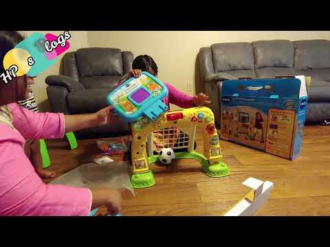 Smart Shots Sports Center Toy Unboxing || Assembly || VTech #StayHome and Play #WithMe