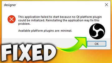Fix OBS Qt Platform Plugin Could Not be Initialized Error - OBS Studio 28