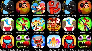 Jelly Clash 3D,Zombie Tsunami,Save The Dog,Dark Riddle 2,Backrooms - Shoot Them All,Huggy Story..... screenshot 4
