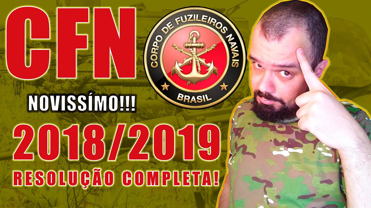 ⚓ PROVA CFN 2018/2019 COMPLETA⚓ NOVAS RESOLUÇÕES E BIZUS QUESTÕES CFN | gabaritando na cfn | cfn ✅