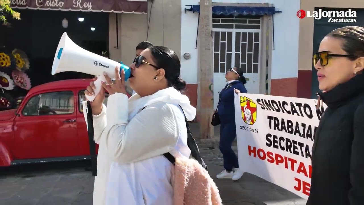 Exigen trabajadores de la salud respeto a sus derechos laborales y prestaciones adquiridas
