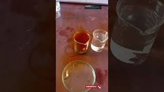 Nitric acid and copper reaction || #shorts #science #ytshorts #short