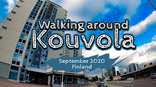 Walking around Kouvola City Centre, September 2020, Finland [4K]