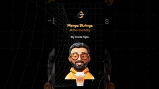 Merge Strings Alternately - LeetCode 1768 | Python | Code Sips #dsa #python #codinginterview