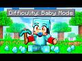 We Played Minecraft In "BABY MODE"!