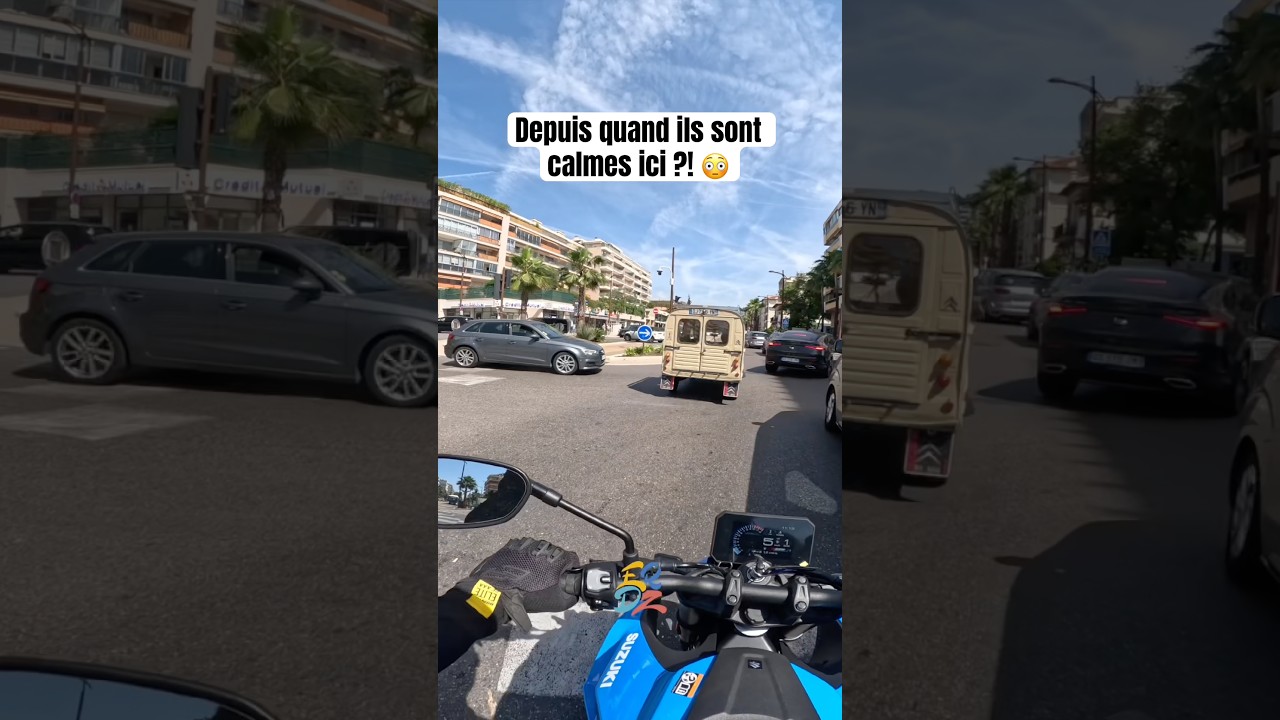 Depuis quand ils sont calmes ici ?! 😳 #moto #motard #motovlog #motards #danger