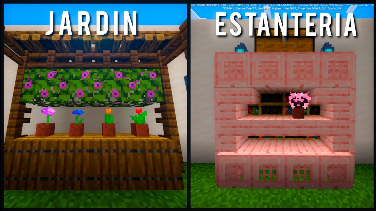 MEJORES 5 DECORACIONES para Minecraft YouTube