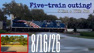 Sunday Evening/Night Railfanning | S line and Vitis Subdivision 8/16/26