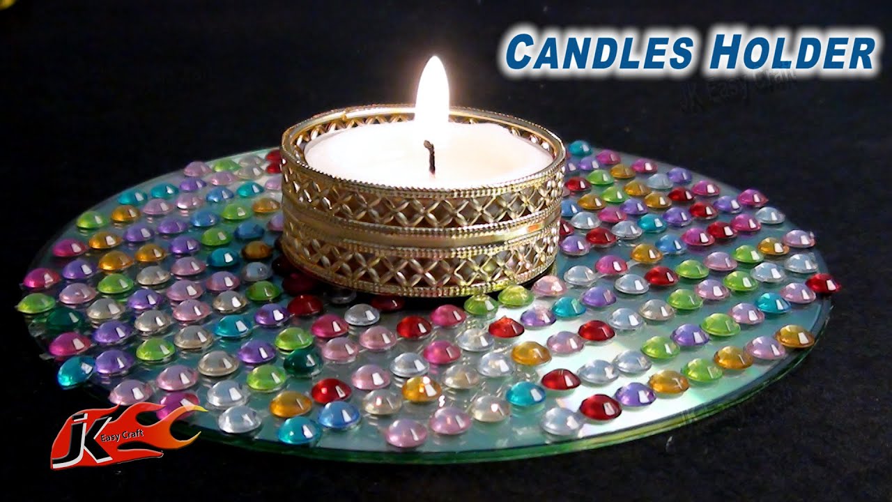 diy easy cd dvd candle holder how to make jk easy craft the christmas candle watch online