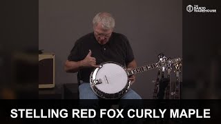 Stelling Red Fox Curly Maple 5-String Banjo Demo | Geoff Hohwald | Banjo Warehouse