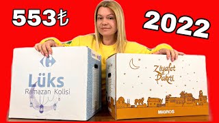 EN PAHALI RAMAZAN PAKETLERİNİ | KOLİLERİNİ İNCELEDİM ! 2022