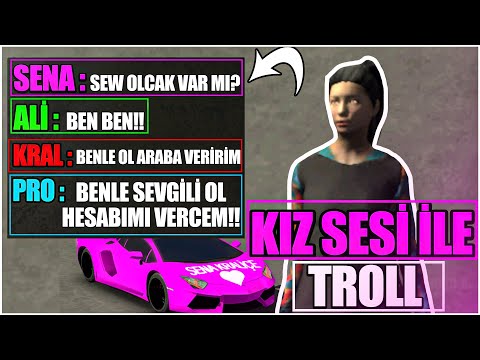 KIZ TAKLİDİ İLE OYUNDAKİLERİ TROLLEDİM !! *ARABASINI VERDİ* Car Parking Multiplayer