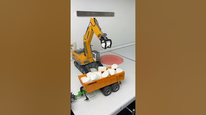 RC Excavator make new Marshmallow Cake 🚧🧁 #shorts