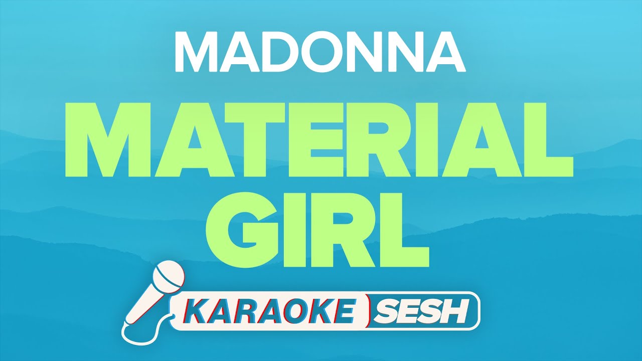 Madonna Material Girl (Karaoke) YouTube