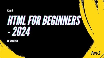 Intro To HTML in 2024 | What is HTML | Tags and Elements | HTML For Beginners - WebDev Series Part 2