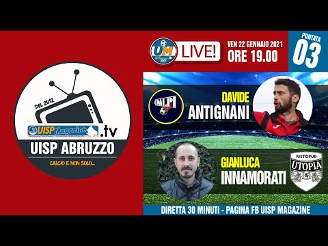 LIVE UISP MAGAZINE | FootballGame Ep.03 (22/01/2021)