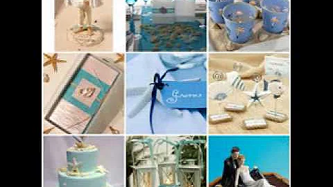 DIY Beach wedding centerpiece decorating ideas