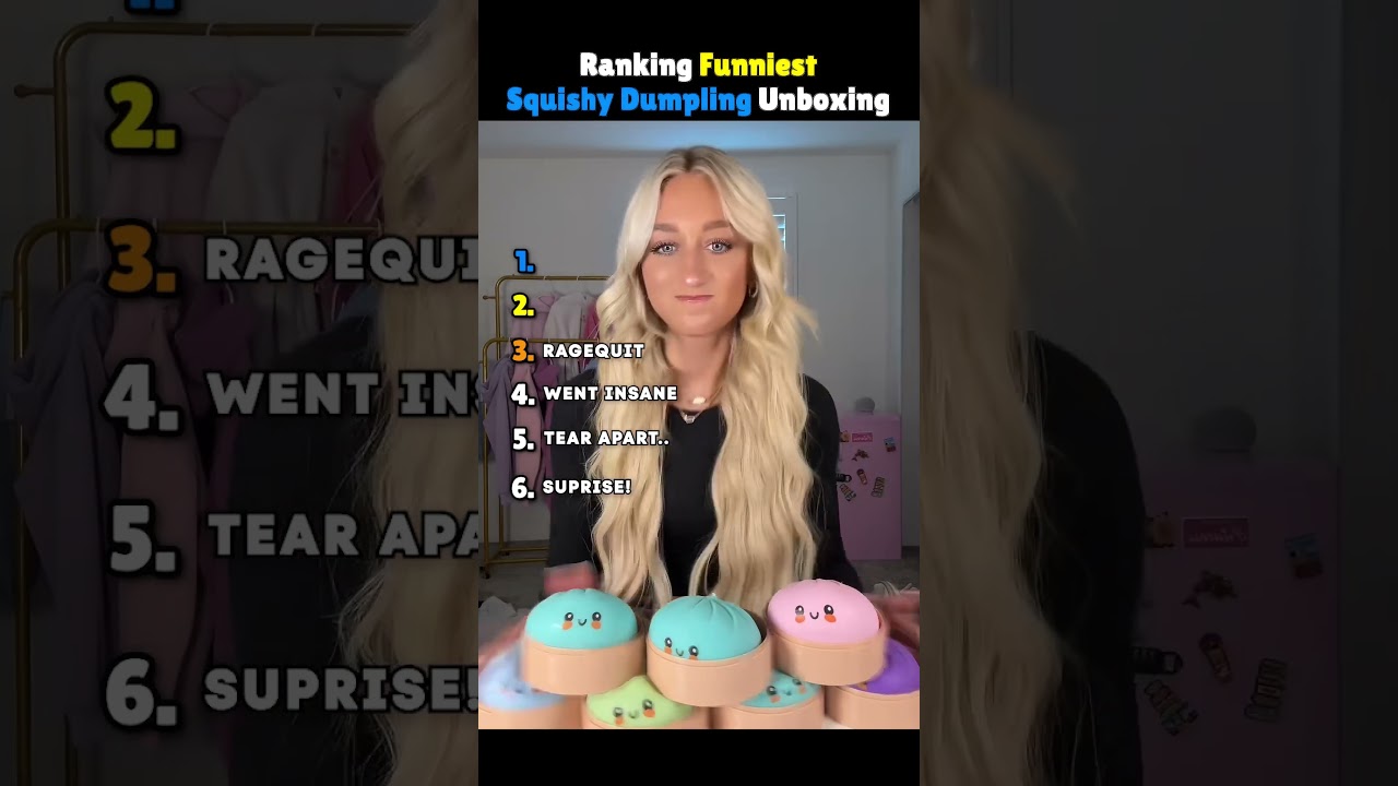 Ranking Funniest Squishy Dumpling Unboxing