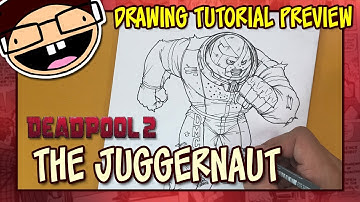 [PREVIEW] How to Draw The JUGGERNAUT (Deadpool 2) | Tutorial Time Lapse