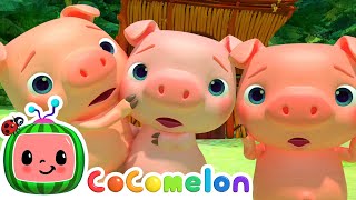 Three Little Pigs Song CoComelon Sing Along Nursery Rhymes and Songs for Kids