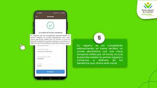 Registro Banca Virtual con tarjeta débito screenshot 5