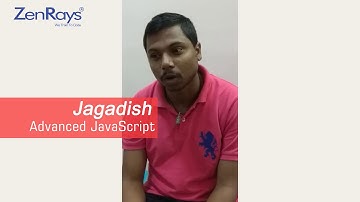 Advanced JavaScript Training in Bangalore Student Review Video 3 | ZenRays
