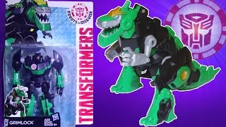 Opening: Transformers GRIMLOCK Robots in Disguise - Dinobot with online APP code! screenshot 5