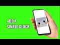 How to Add a Simple Clock to House on Finch