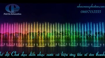 Hệ thống nhạc nước nghệ thuật trên hồ