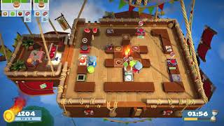 [Overcooked! 2] 5-2 1st&2nd World Record Score:  2 Players 4 Stars